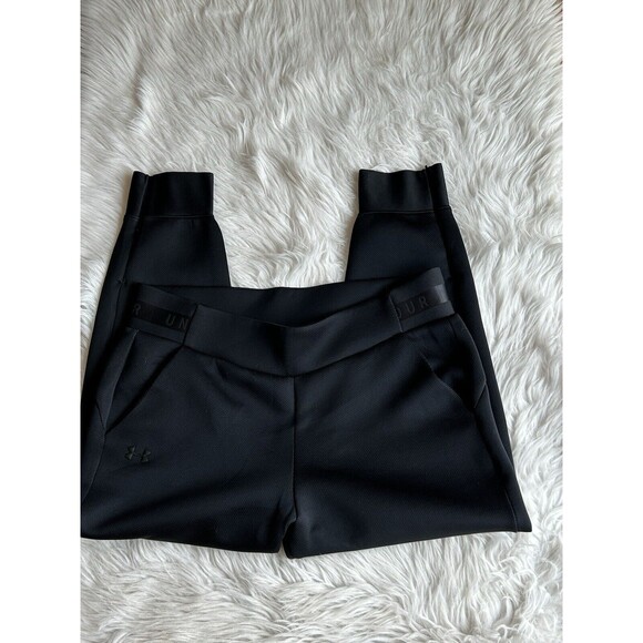 Under armour Pants - Under Armour Women’s XL Black UA Move Pants Loose Joggers Scuba Knit NWOT FLAWED